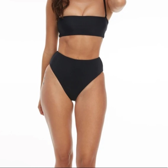 NEW Good American Good Waist Swim Bottom Basic Black 7 4XL - Picture 14 of 14